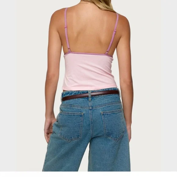 Edikted Light Pink Camisole Top - Picture 2 of 2